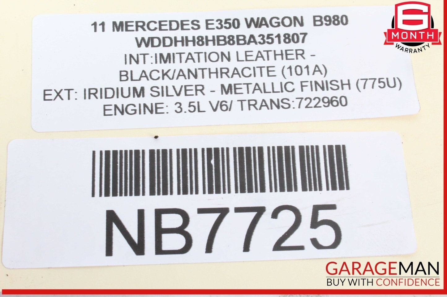 05-12 Mercedes W212 E350 Wagon R350 Water Thermostat Housing 2722000115 OEM