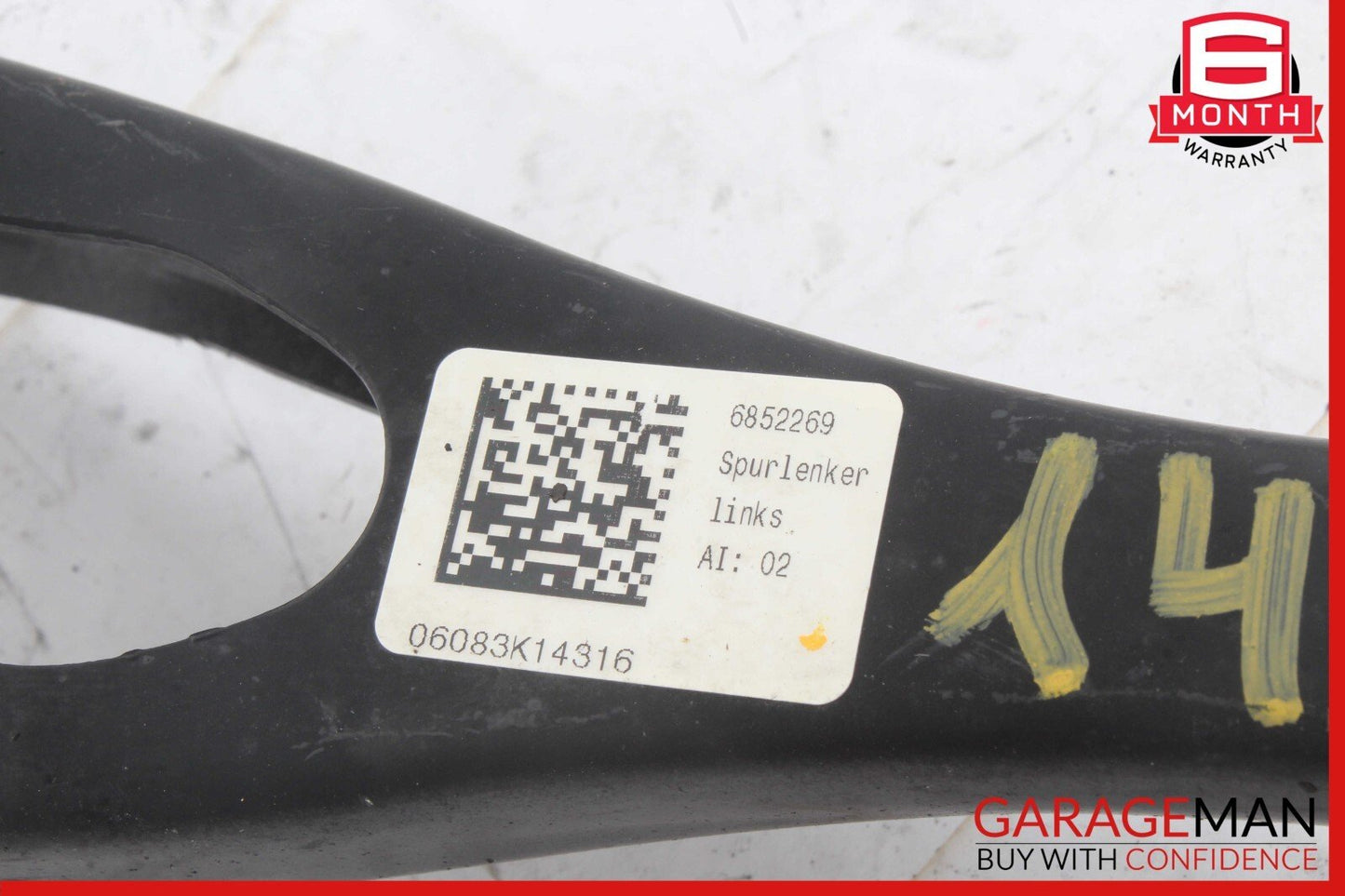14-21 BMW i3 I01 Hybrid Rear Left Driver Side Control Arm 6852269 OEM