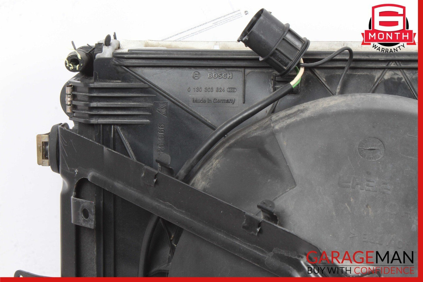 97-05 Porsche Boxster 986 Left Engine Cooling Radiator AC Air Condenser Assy OEM