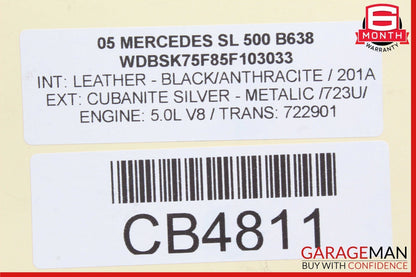 03-06 Mercedes R230 SL55 AMG DENSO A/C Air Cooler Conditioning Compressor Pump