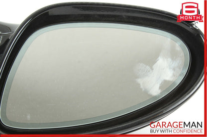 07-09 Mercedes W221 S550 Front Left Side Mirror Rear View Door Obsidian Black