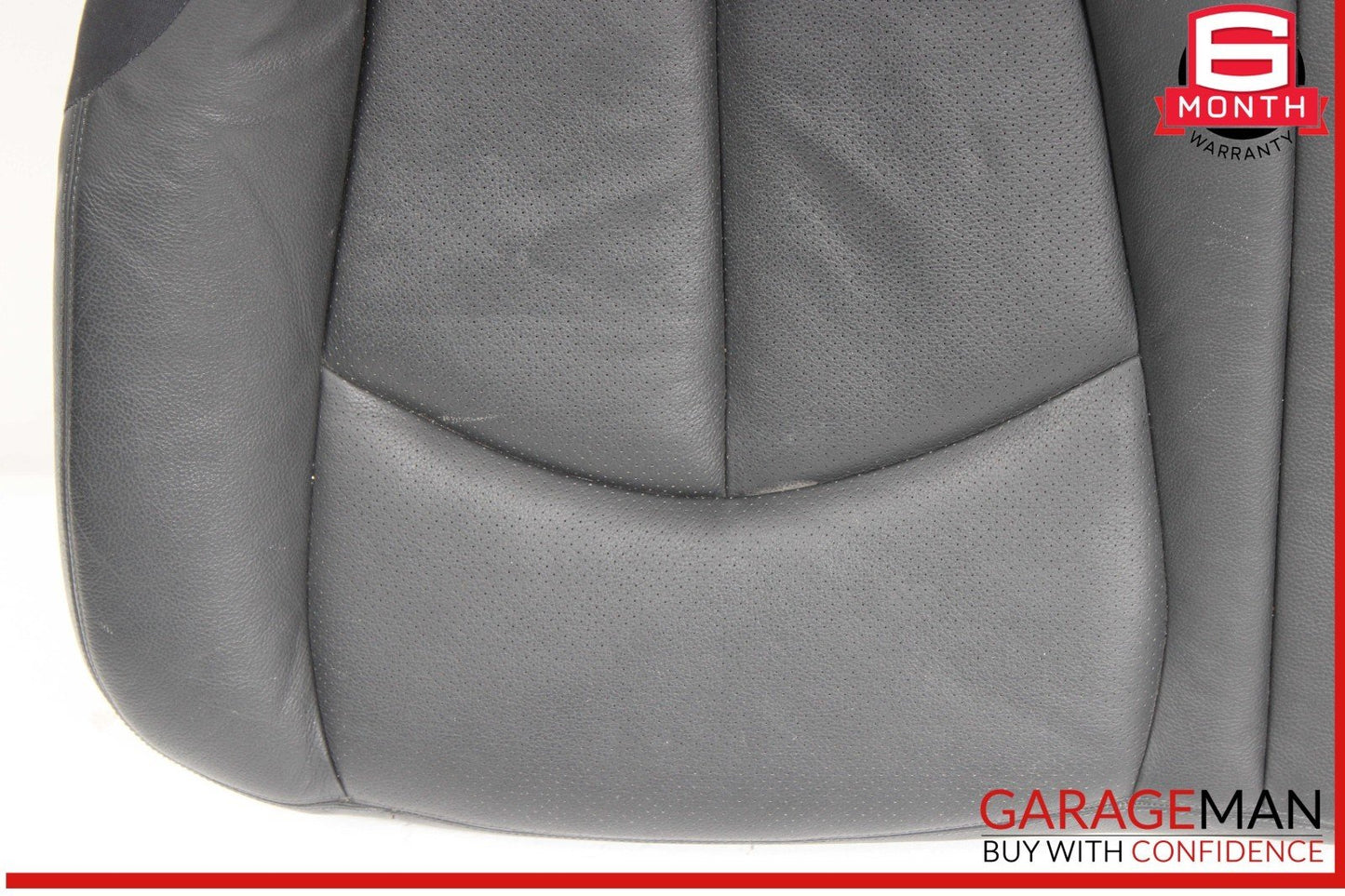 03-06 Mercedes W211 E320 E500 E55 AMG Rear Seat Lower Cushion Leather Black OEM