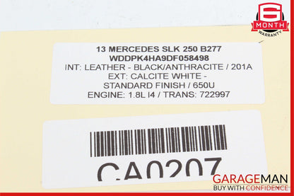 12-15 Mercedes R172 SLK250 M271 1.8L Engine Throttle Body 2661410525 OEM
