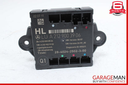 08-18 Mercedes X204 GLK350 C350 CLS550 Rear Left Side Door Control Module OEM