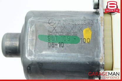 08-14 Mercedes W204 C280 Rear Left Driver Side Door Window Regulator Motor OEM