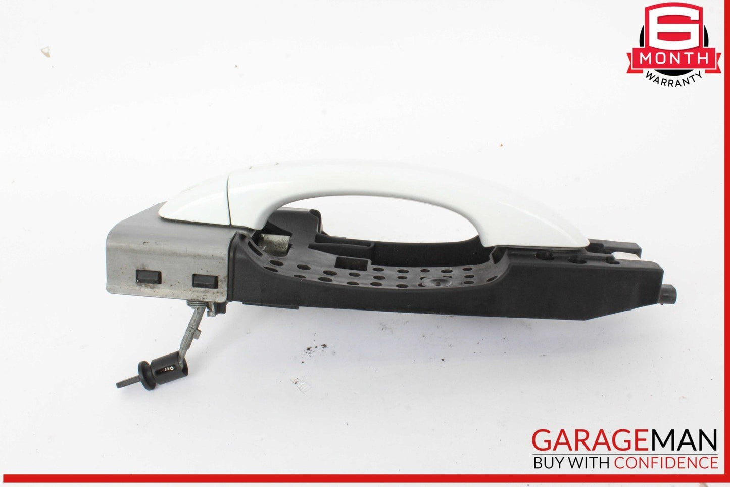 08-18 Audi S4 Q5 A4 A5 Front Left Driver Side Exterior Door Handle White OEM