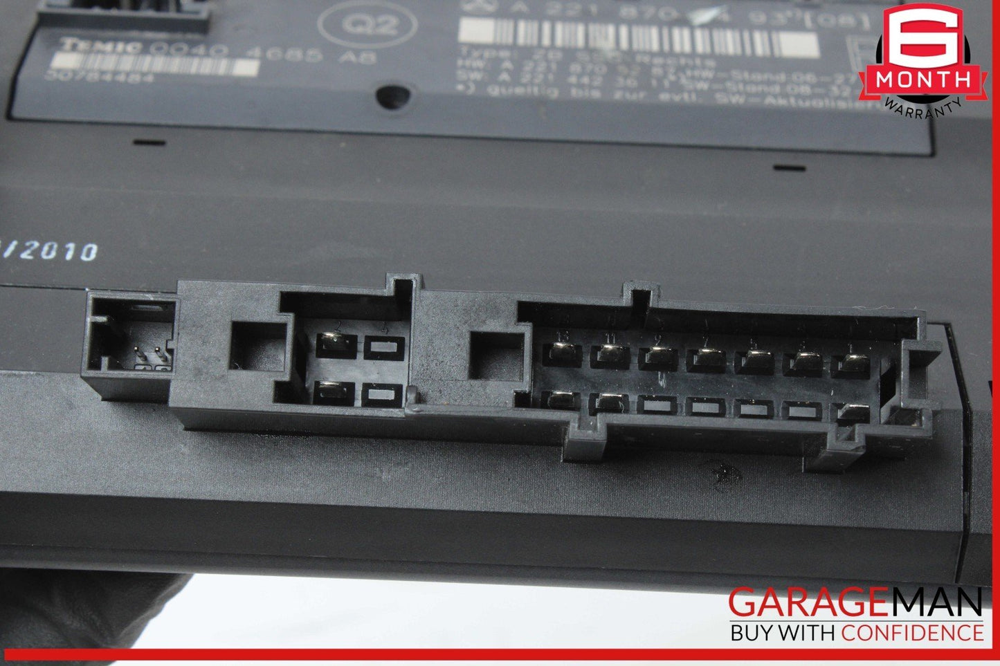 07-13 Mercedes W221 S550 S400 Front Right Under Seat Control Module 2218707493