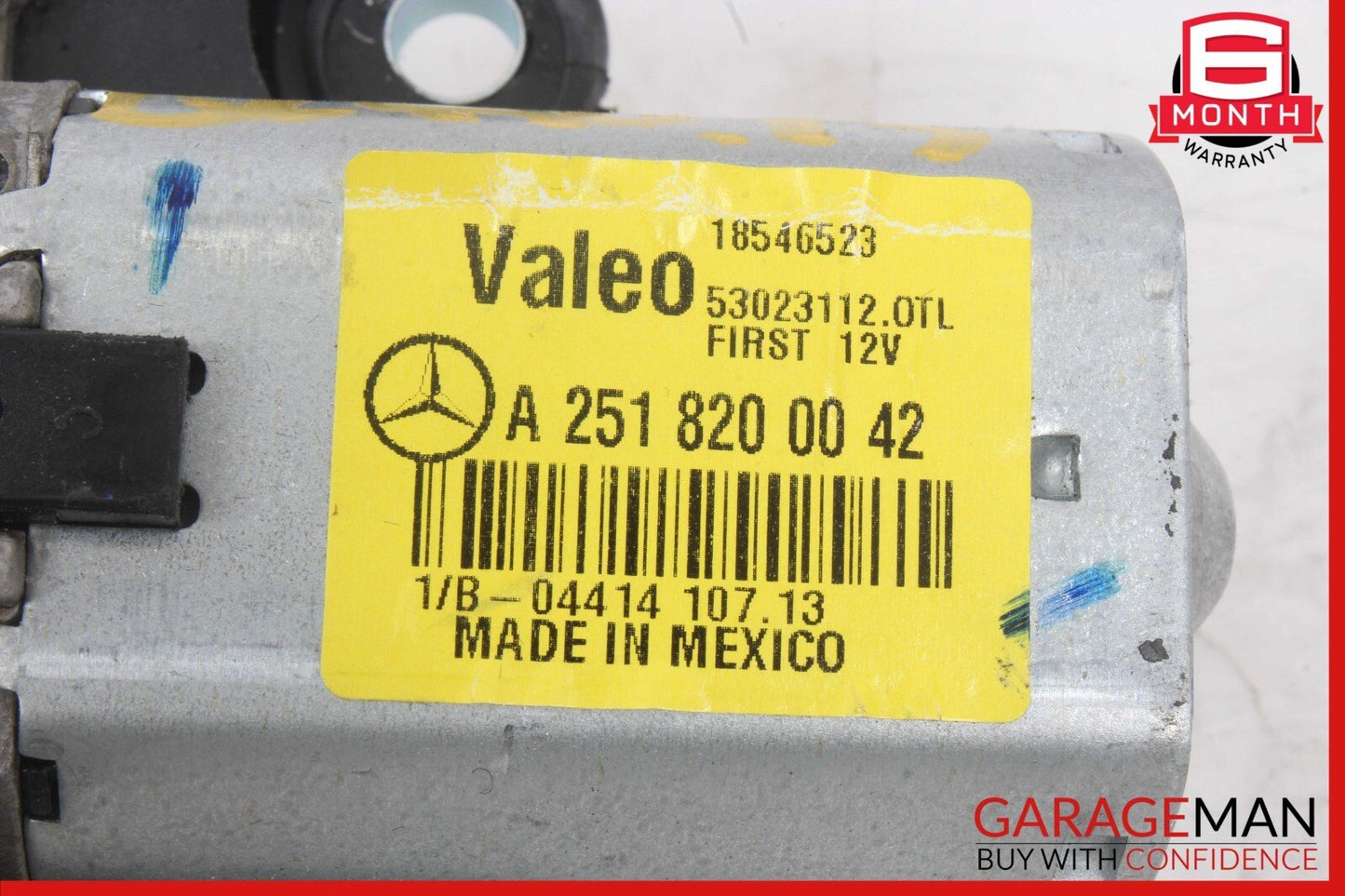 06-19 Mercedes X164 GL450 ML350 Rear Glass Windshield Wiper Motor 2518200042 OEM