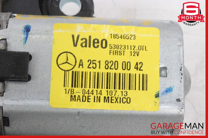 06-19 Mercedes X164 GL450 ML350 Rear Glass Windshield Wiper Motor 2518200042 OEM