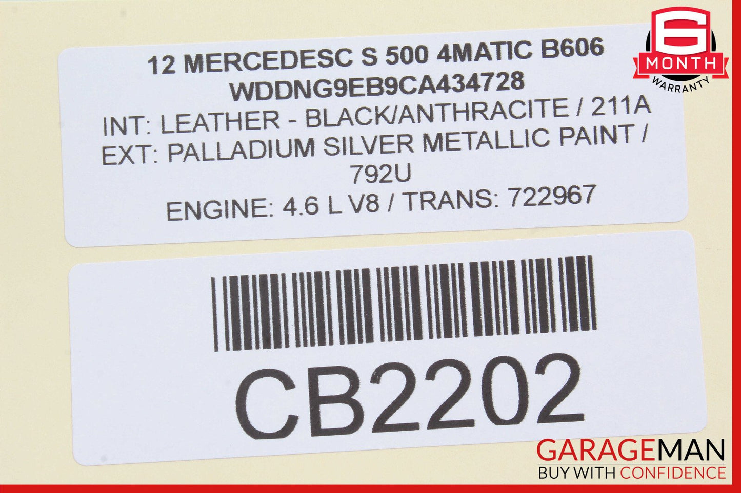 10-13 Mercedes W221 S550 S63 E550 Active Lane Assist Front Camera 0009050338 OEM