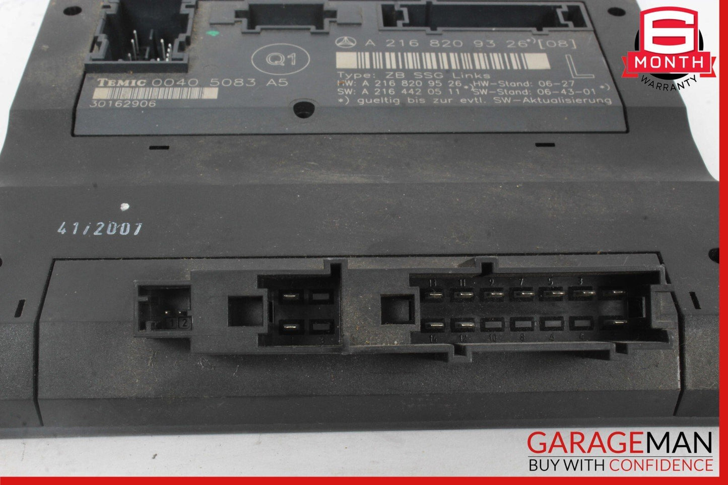 07-14 Mercedes W216 CL550 CL63 AMG Front Left Under Seat Control Module OEM