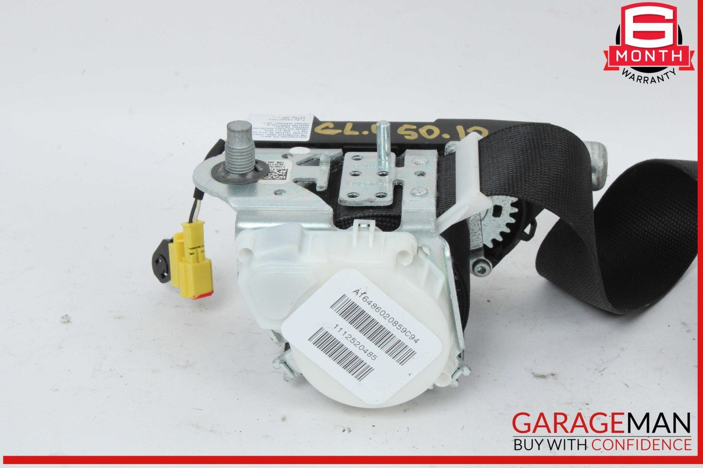 10-13 Mercedes X164 GL450 Second 2nd Row Right Side Seat Belt Seatbelt Black OEM