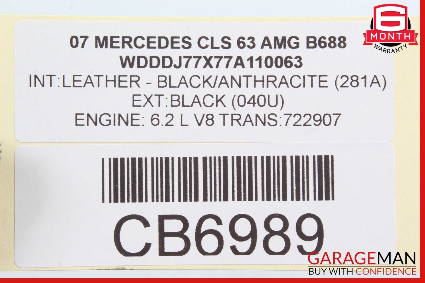 06-11 Mercedes W219 CLS63 AMG E350 Rear Door Keyless Go Control Module OEM