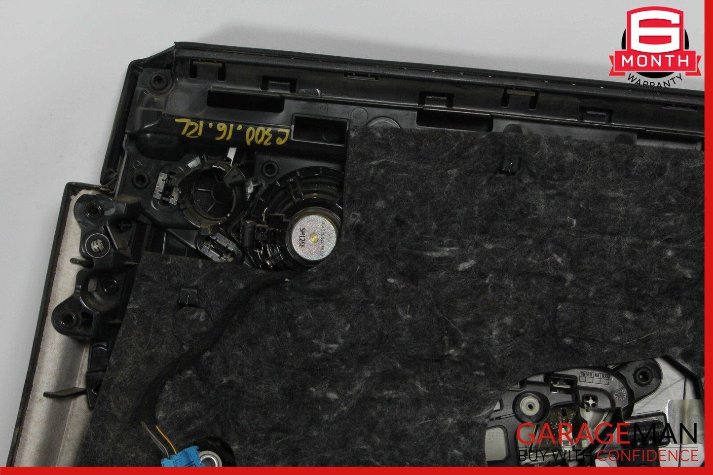 15-16 Mercedes W205 C300 C350e Rear Left Side Interior Door Panel Cover Grey