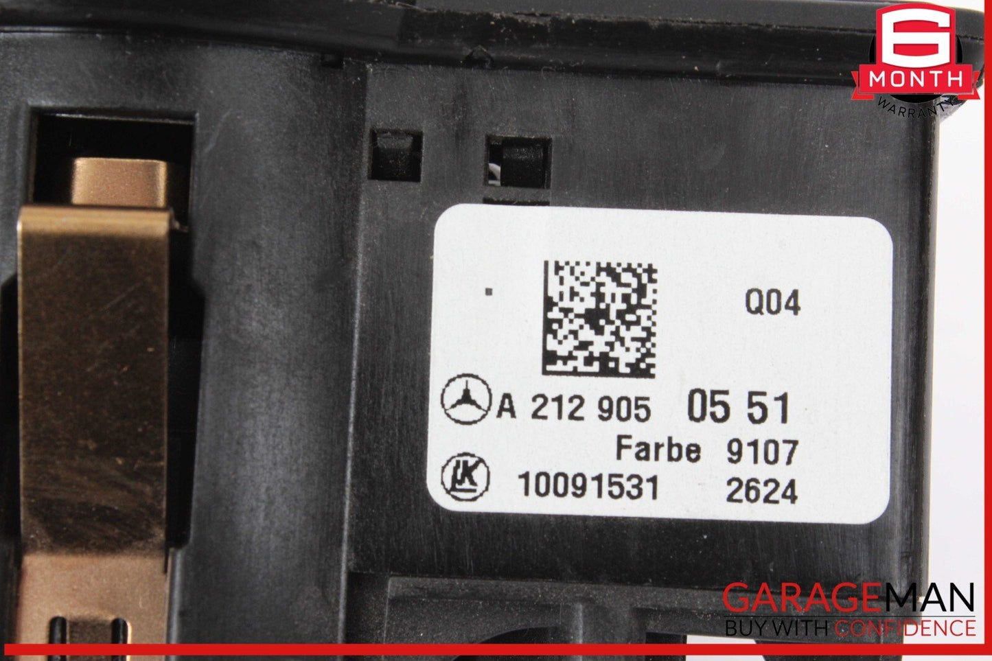 08-20 Mercedes X166 GL450 E350 Headlight Fog Light Switch Control Module OEM