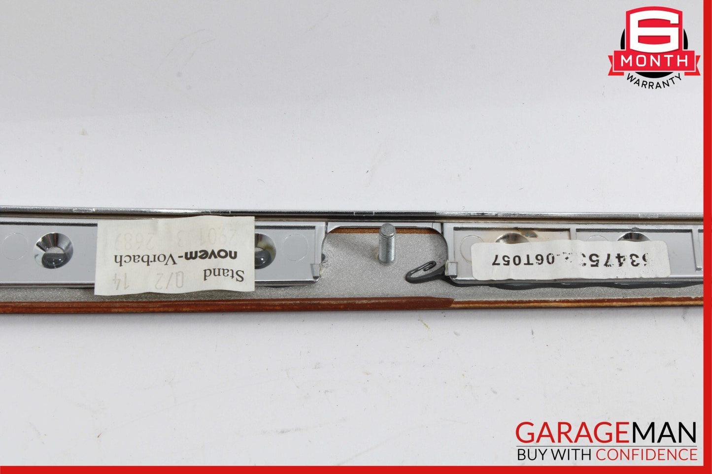 03-06 Mercedes W220 S430 S55 AMG Rear Right Side Door Trim Bezel Wood OEM