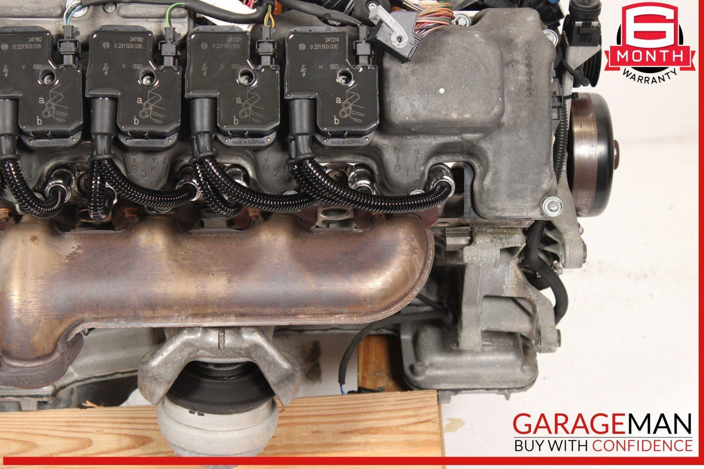 03-06 Mercedes R230 SL500 RWD Engine Motor Block Assembly OEM 146k