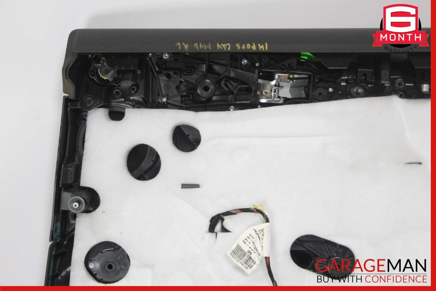 11-18 Porsche Cayenne 958 Rear Left Driver Side Interior Door Panel Assy Black