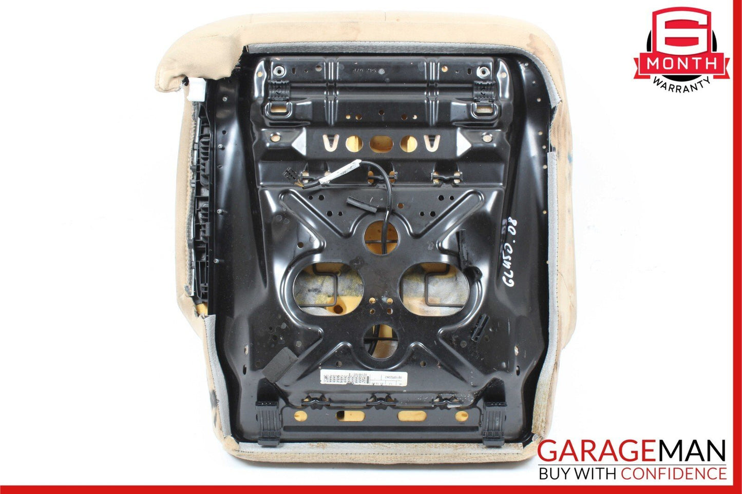 07-12 Mercedes X164 GL450 Front Right Side Lower Bottom Seat Cushion Beige OEM