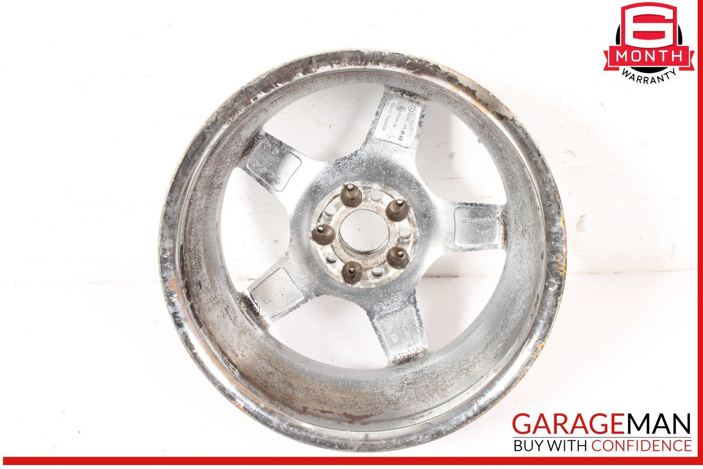 03-12 Mercedes R230 SL500 SL55 AMG 9.5 x 18 18" Rear Wheel Rim 2304012102 OEM