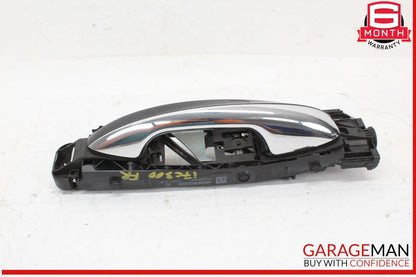 15-20 Mercedes W205 C300 Right Passenger Side Exterior Door Handle Blue OEM