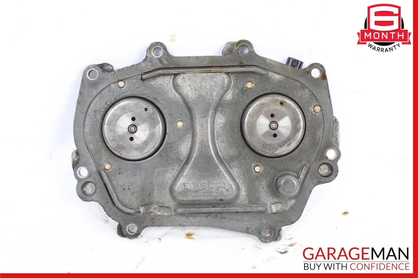 12-18 Mercedes S550 E550 Front Left / Right Engine Timing Chain Cover Plate