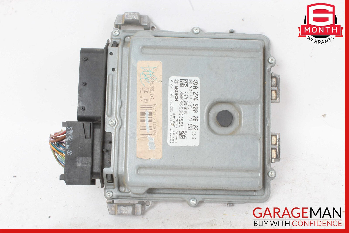 15-20 Mercedes W205 C300 GLC350e E300 M274 2.0L ECU ECM Engine Control Module