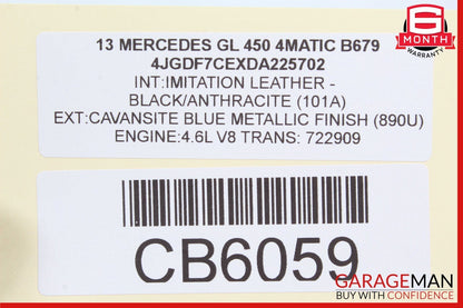 12-19 Mercedes X166 GL450 Airmatic Air Suspension Control Module 1669003507 OEM