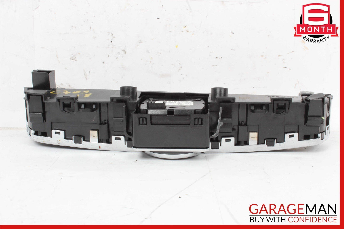 15-18 Mercedes W205 C300 Center Dashboard Hazard Control Switch w/ Clock Assy