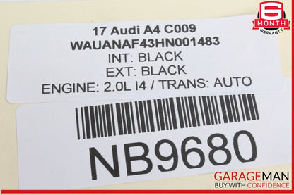 17-24 Audi A4 Front Right / Rear Right Passenger Side Door Window Control Switch
