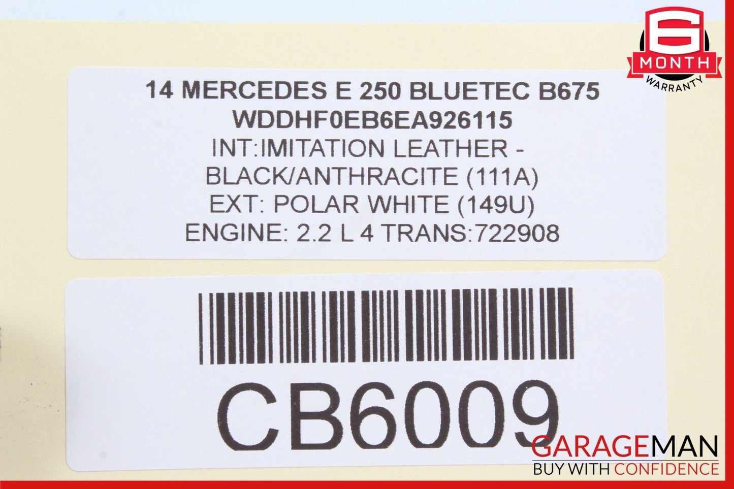 14-16 Mercedes W212 E250 2.1L Diesel Exhaust Gas Treatment Module ECU OEM