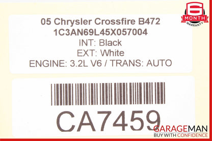 04-08 Chrysler Crossfire Right Passenger Side Air Vent Grill Dash AC Trim OEM