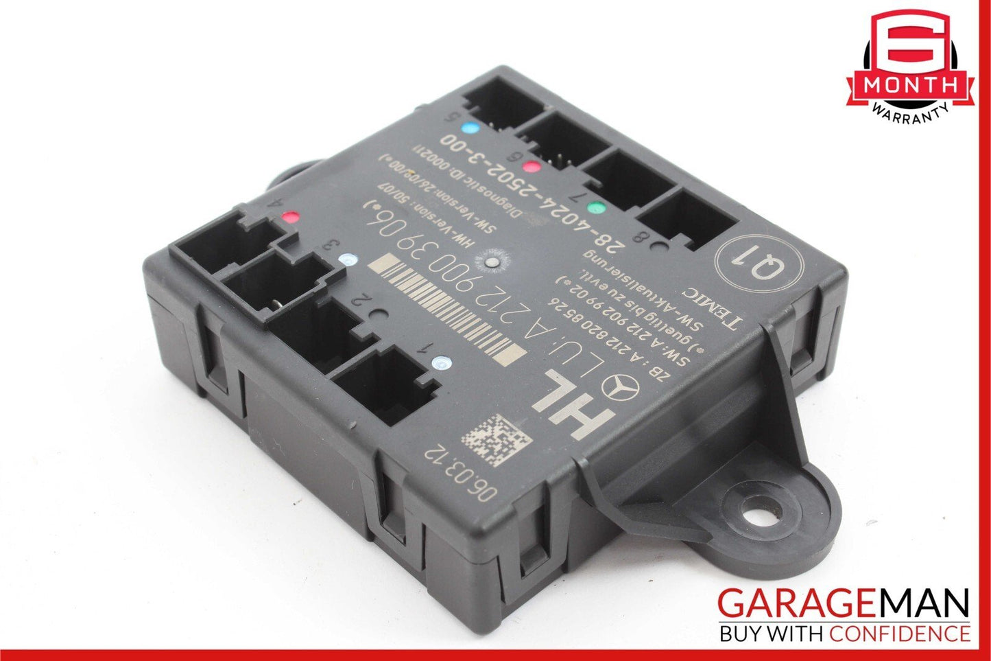 08-18 Mercedes W212 E350 C300 CLS550 Rear Left Side Door Control Module OEM