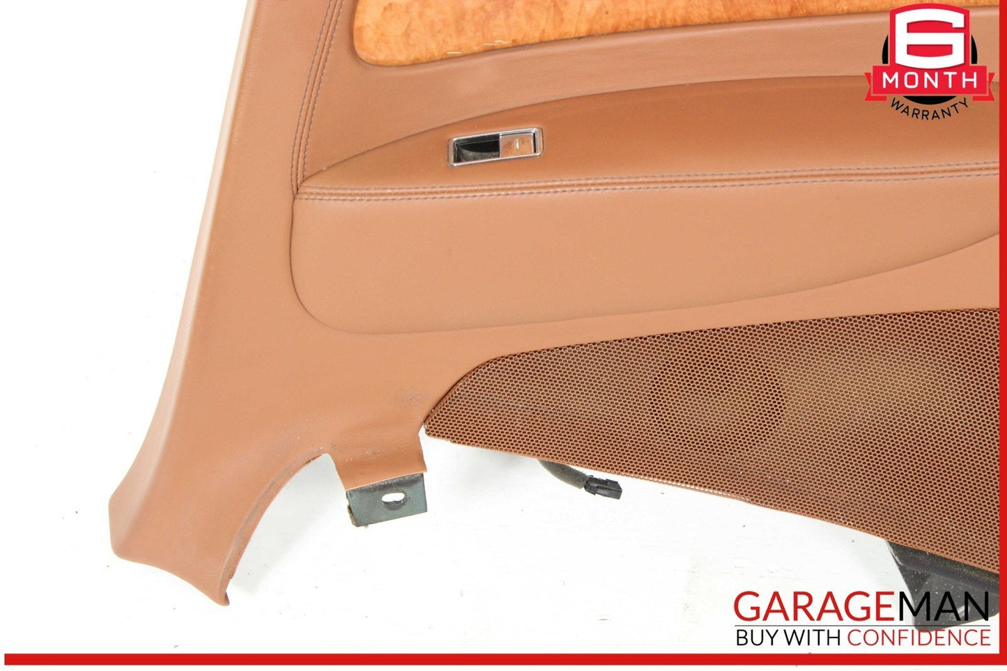07-11 Bentley Continental GTC Rear Right Side Interior Door Panel Brown OEM