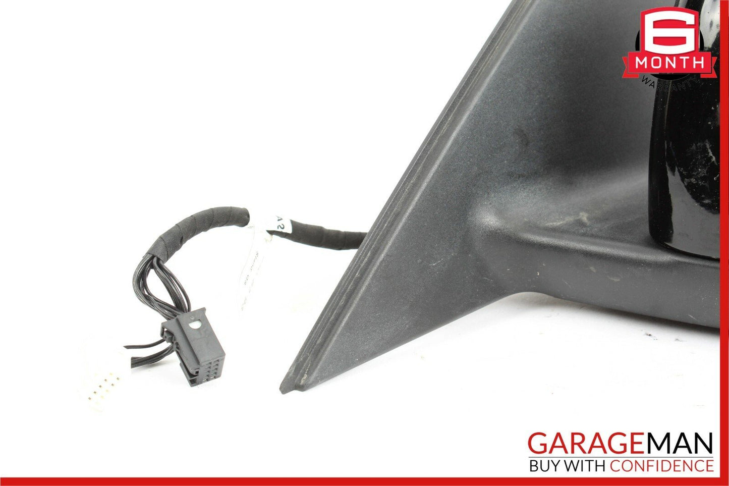 12-14 Mercedes W204 C250 C63 AMG Front Left Side Mirror Rear View Door Black OEM