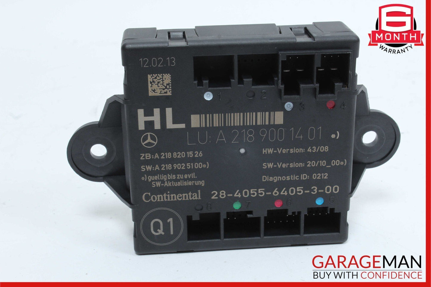 08-18 Mercedes W212 E350 C250 Rear Left Side Door Control Module Unit OEM