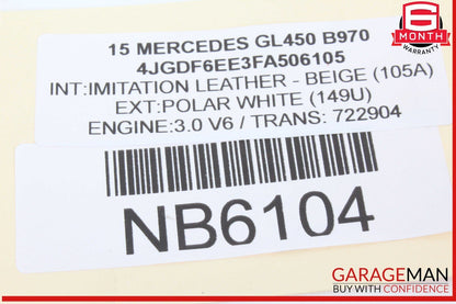 15-18 Mercedes X166 GL450 ML450E400 ECU Engine Control Module Unit ECM OEM