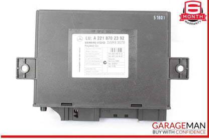 07-10 Mercedes W221 S550 S600 Keyless Go Control Module Unit 2218707392 OEM