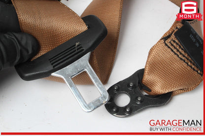 10-16 Porsche Panamera 970 Rear Left or Right Side Seat Belt Brown OEM