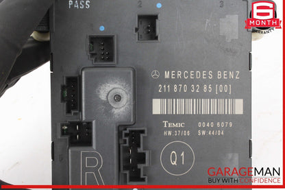 03-09 Mercedes W211 E350 E550 Rear Right Side Door Control Module Unit OEM