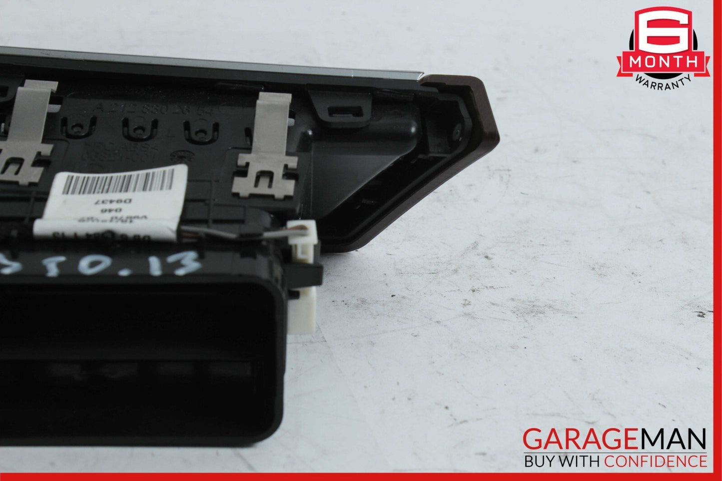 10-13 Mercedes W212 E350 Front Left Dashboard Dash AC A/C Air Vent Trim Wood
