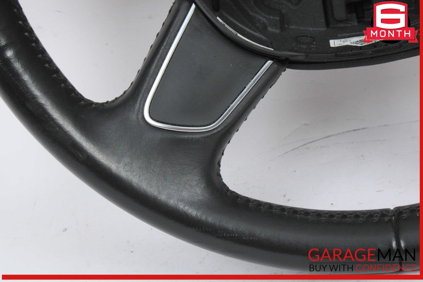 13-17 Audi Q5 Front Left Driver Side Multifunctional Steering Wheel Black OEM