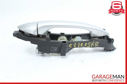 05-07 Mercedes W203 C230 C280 Rear Right Exterior Door Handle Brilliant Silver