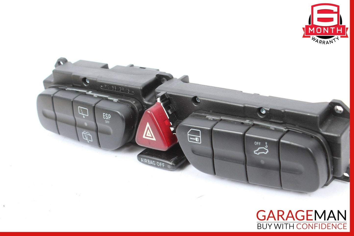 01-05 Mercedes W203 C240 C320 Center ESP Hazard Light Door Control Switch Panel