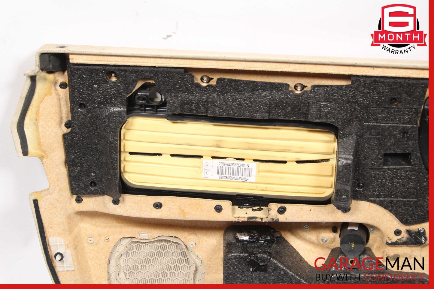 06-09 Mercedes W209 CLK350 Front Right Side Interior Door Panel Assembly Beige