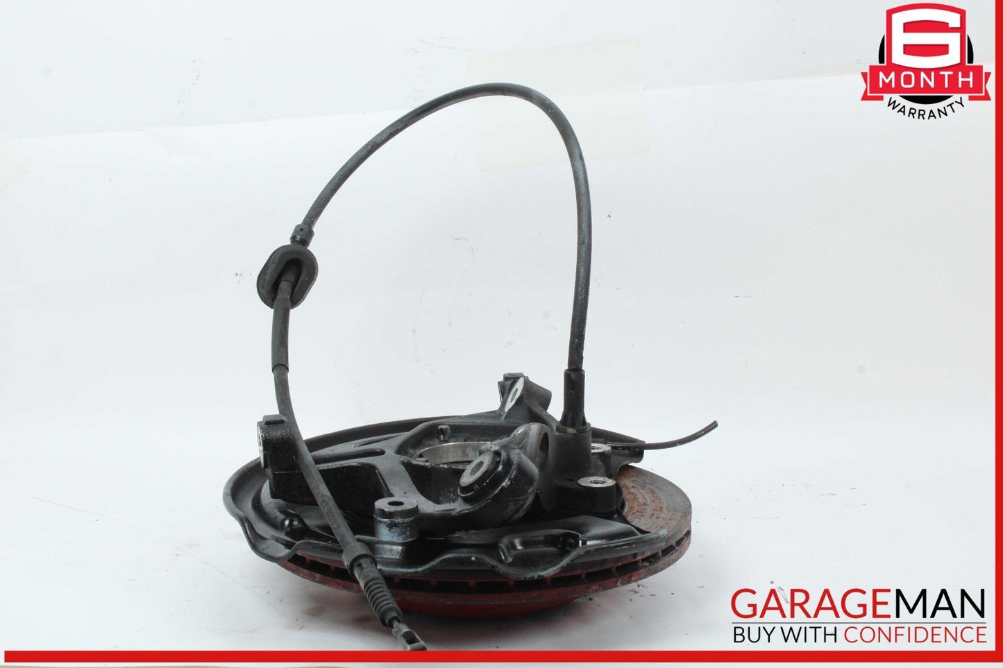 03-12 Mercedes R230 SL500 Rear Left Side Spindle Knuckle Hub w/ Rotor Disc OEM