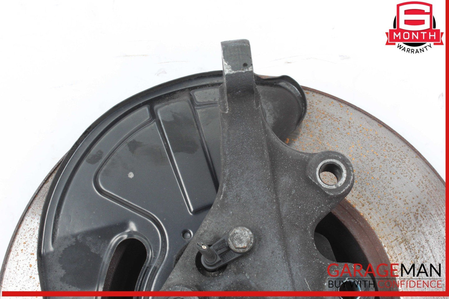03-09 Mercedes W209 CLK320 Front Right Spindle Knuckle Wheel Hub w/ Rotor Disc