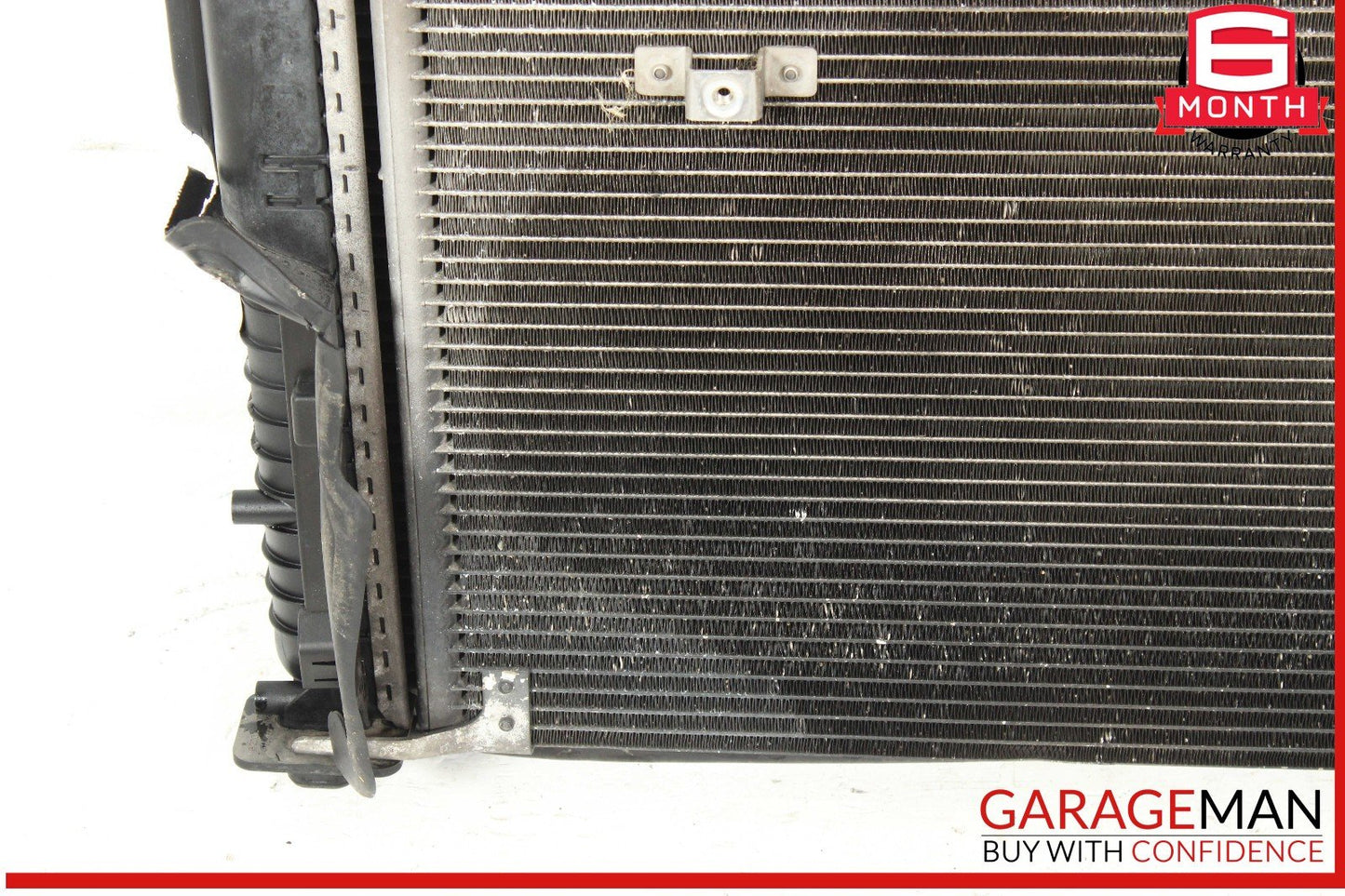 02-06 Mercedes W220 S55 CL55 Engine Motor Cooling Fan Shroud w/ Radiator OEM