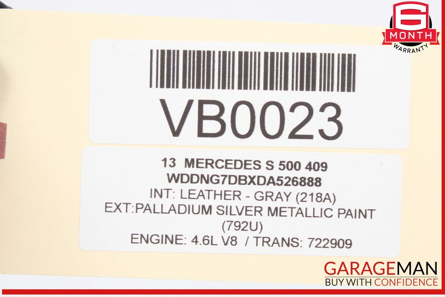 07-14 Mercedes W221 S550 Left Side Headlight Washer Nozzle Pump 2218601347 OEM