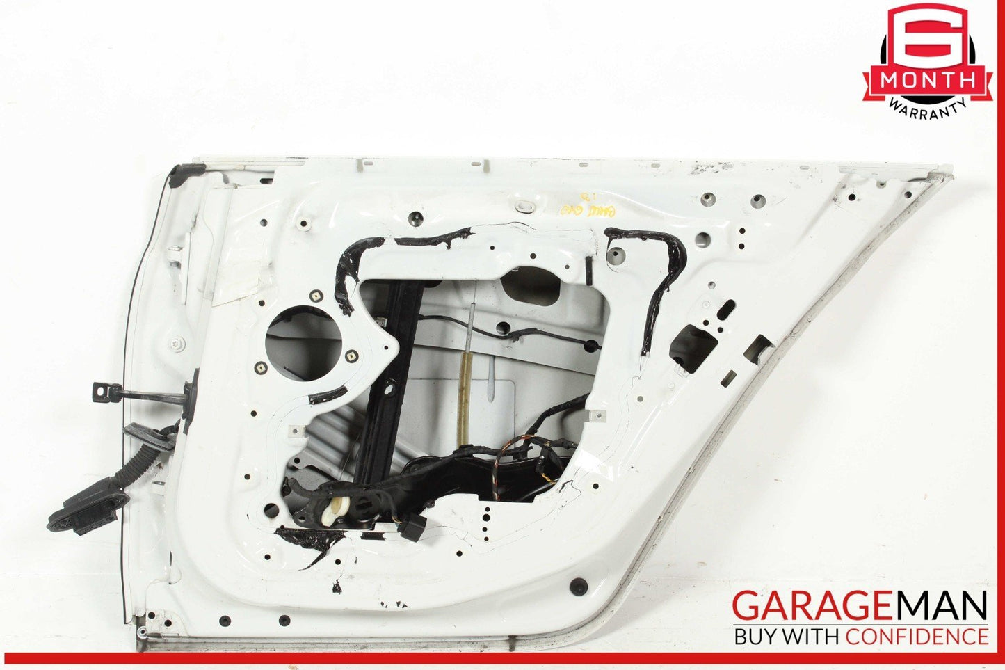 13-19 BMW 650i F06 Rear Right Passenger Side Door Exterior Shell White OEM